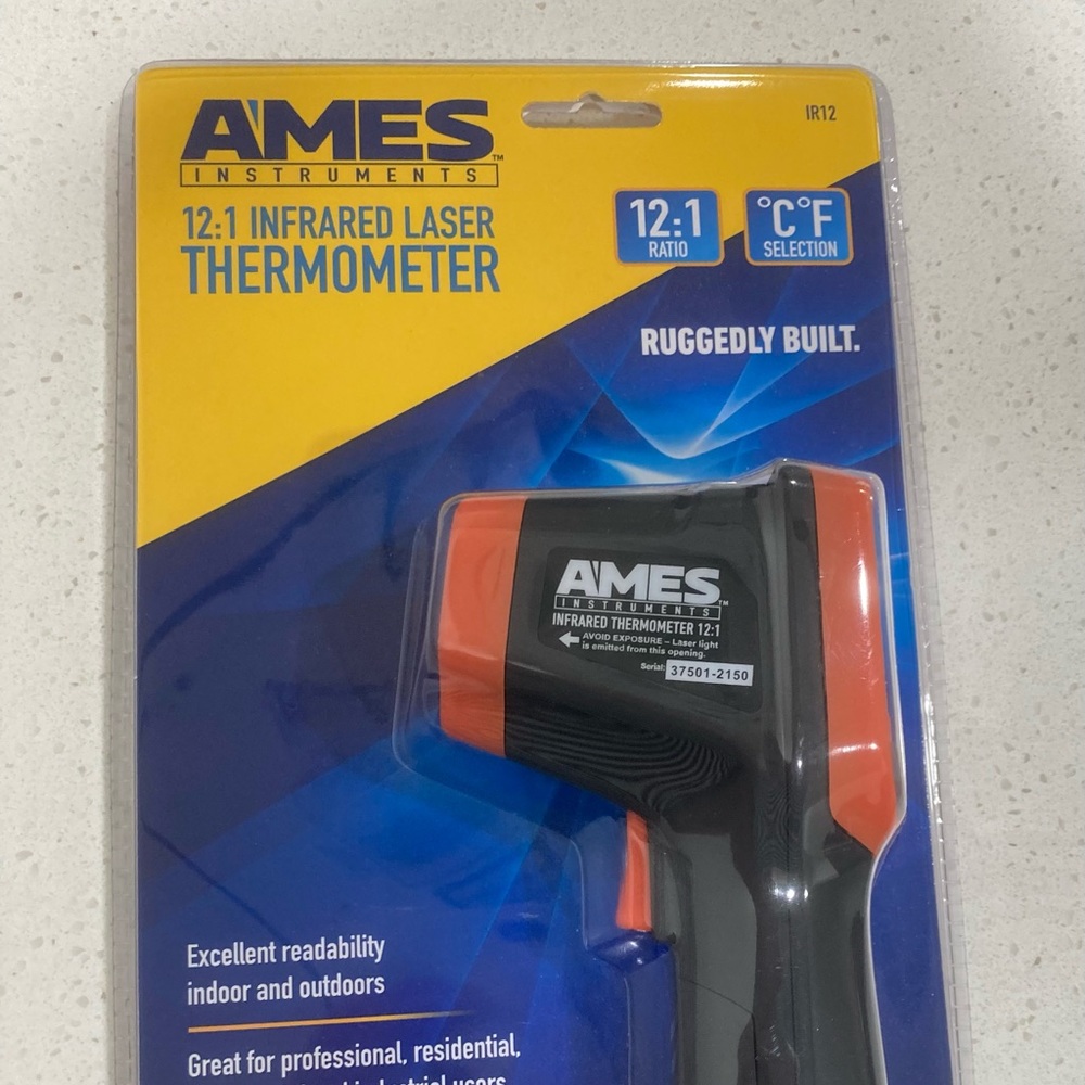 AMES INSTRUMENTS12:1 Infrared Laser Thermometer - NIB Brand New